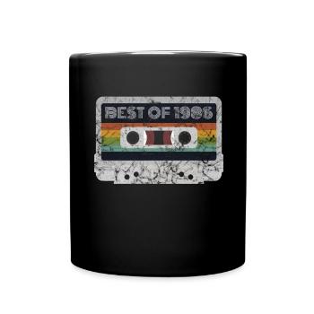 Millésime 1986 | Le meilleur de 1986 | 1986 Musique rétro - Mug uni - noir - Devant