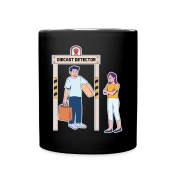 Vatertag Spielzeug Design - Tasse einfarbig - Schwarz - Vorne