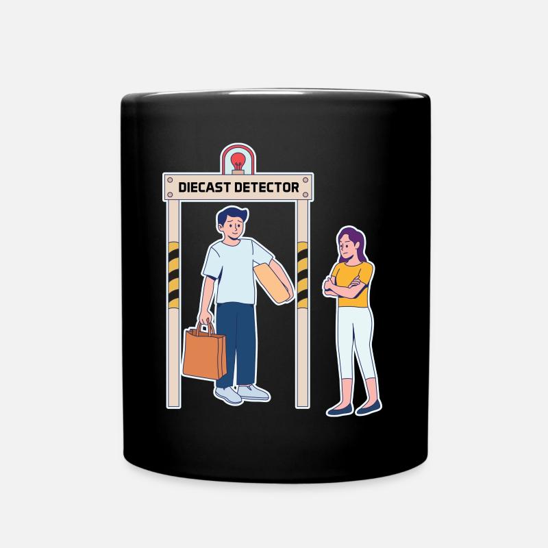 Vatertag Spielzeug Design - Tasse einfarbig - Schwarz