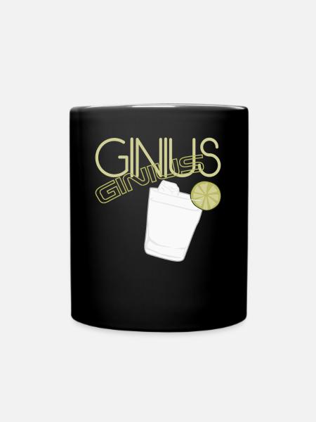 Gin - Tasse einfarbig - Schwarz