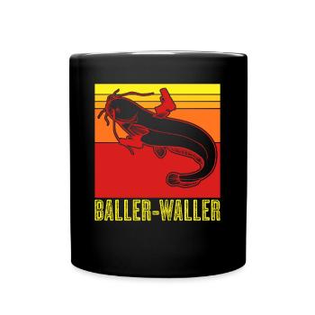Waller Angel Pêcheur Pêcheur Pêche - Mug uni - noir - Devant