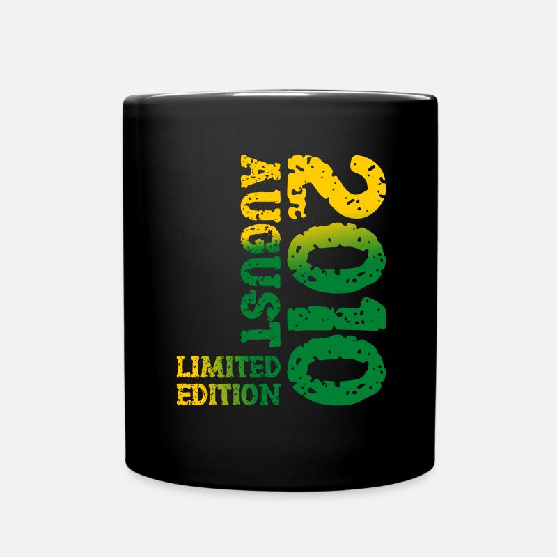 2010 August Limited Edition 13. Geburtstag Outfit - Tasse einfarbig - Schwarz