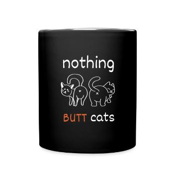 Cat Butthole - Full Colour Mug - black - Front
