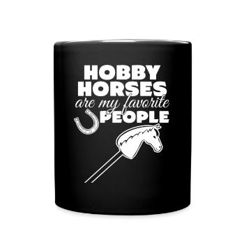 Hobby Horse Riding Rider Hobbyhorse - Mug uni - noir - Devant