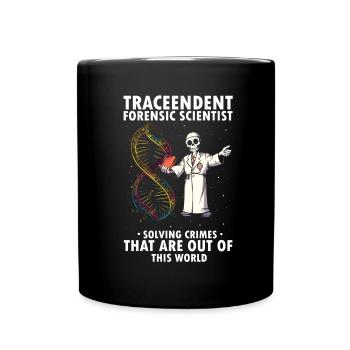 Forensik und forensische Wissenschaft - Tasse einfarbig - Schwarz - Vorne
