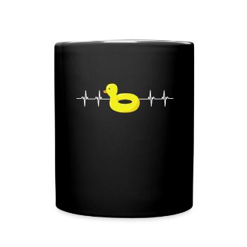Summer Float Trip River Tube Tubing - Tasse einfarbig - Schwarz - Vorne