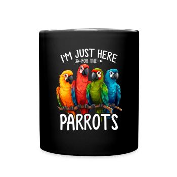 Perroquet Amant Quaker Perroquet Moine Perruche Oiseaux - Mug uni - noir - Devant