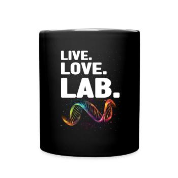 Forensik und forensische Wissenschaft - Tasse einfarbig - Schwarz - Vorne