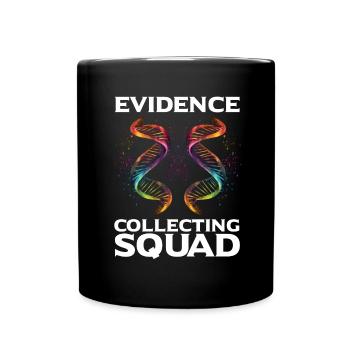 Forensik und forensische Wissenschaft - Tasse einfarbig - Schwarz - Vorne