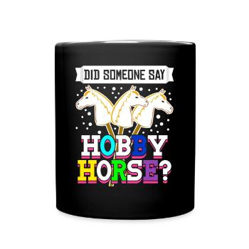Hobbyhorse Riding Hobby Horse - Mug uni - noir - Devant