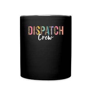 Lustiger Dispatcher-Dispatching-Service Öffentlich - Tasse einfarbig - Schwarz - Vorne