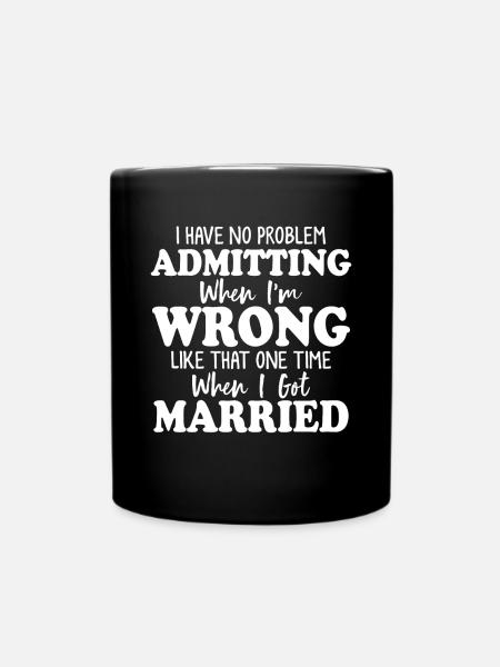 Divorce heureux Mariage Séparation Divorce - Mug uni - noir