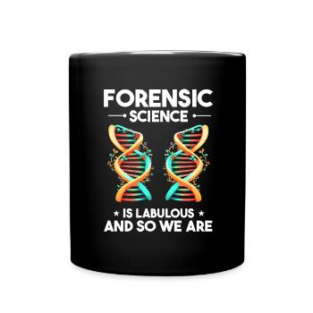 Forensik und forensische Wissenschaft - Tasse einfarbig - Schwarz - Vorne