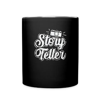 Storyteller Photographer Camera - Full Colour Mug - black - Front