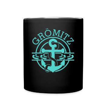 Grömitz Baie de Lübeck - Mug uni - noir - Devant