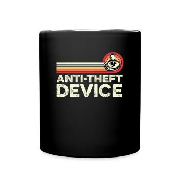 Anti Theft Device Funny Gearbox Manual - Full Colour Mug - black - Front