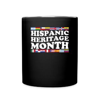 Mois du patrimoine hispanique Drôle d’espagnol hispanique - Mug uni - noir - Devant