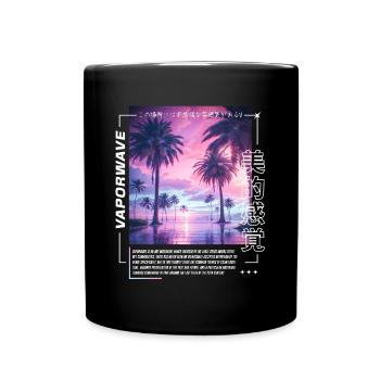 Vaporwave Esthétique Liminal Kawaii Pastel Goth - Mug uni - noir - Devant