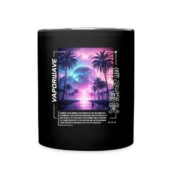Vaporwave Esthétique Liminal Kawaii Pastel Goth - Mug uni - noir - Devant