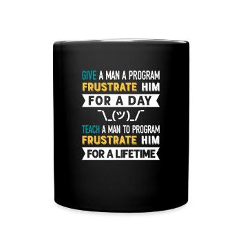 Programmierer Humor Coding Witze Entwickler - Tasse einfarbig - Schwarz - Vorne