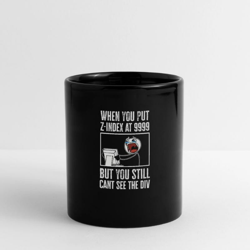 Programmierer Humor Coding Witze Entwickler Tasse einfarbig