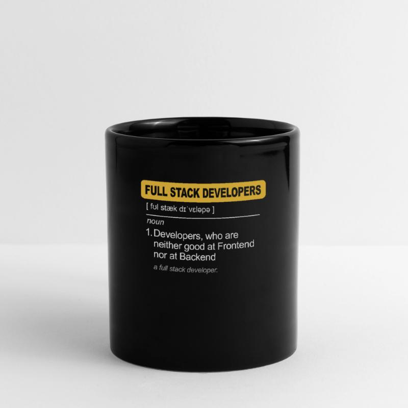 Programmierer Humor Coding Witze Entwickler Tasse einfarbig