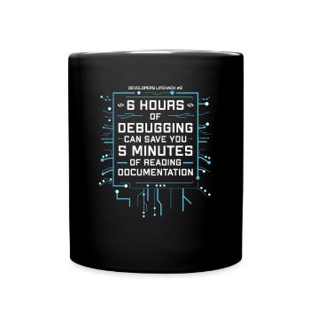 Programmierer Humor Coding Witze Entwickler - Tasse einfarbig - Schwarz - Vorne