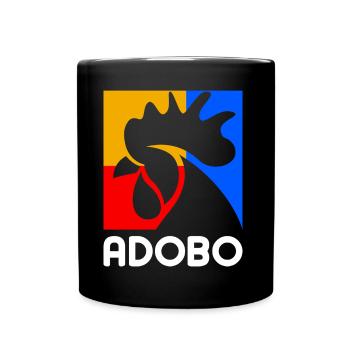 Adobo-Design für stolze Pinoys - Tasse einfarbig - Schwarz - Vorne