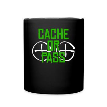 Geocacher Chasse au trésor Jogue Geocache - Mug uni - noir - Devant