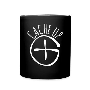 Chasse au trésor Géocacheur Chache Geocache - Mug uni - noir - Devant