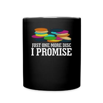 Disc golf Frisbees Discgolf Frisbee - Full Colour Mug - black - Front