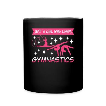 Rhythmische Sportgymnastik RSG Turnen - Tasse einfarbig - Schwarz - Vorne