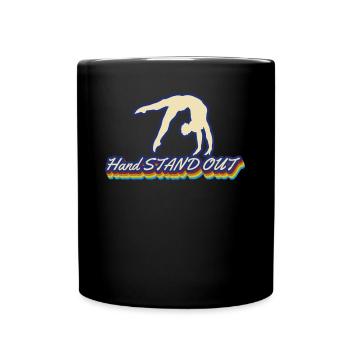 Handstand RSG Gymnastics Gymnastics - Full Colour Mug - black - Front