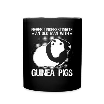 Guinea Pig Guinea Pigs - Full Colour Mug - black - Front