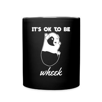 Cochons d’Inde Wheek - Mug uni - noir - Devant