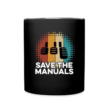 Enregistrer les manuels Manuel de vitesse de changement de vitesse - Mug uni - noir - Devant