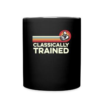 Klassisch ausgebildetes Schaltgetriebe Schaltgetriebe - Tasse einfarbig - Schwarz - Vorne