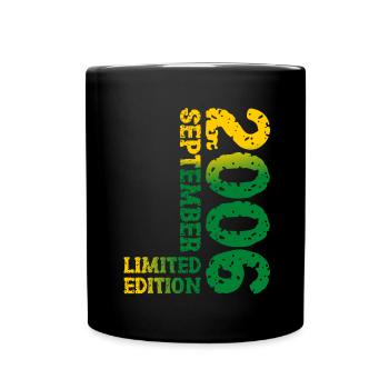 2006 September Limited Edition 17th Birthday Deco - Full Colour Mug - black - Front