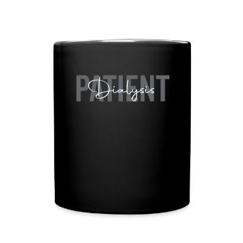 Patient dialysé Transplantation rénale péritonéale - Mug uni - noir - Devant