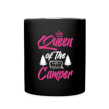 Queen Of The Camper - Full Colour Mug - black - Front
