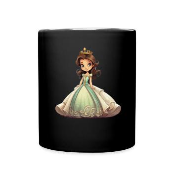 Princess Lover - Dear Fairy Tale Characters - - Full Colour Mug - black - Front