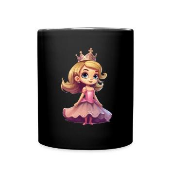 Princess Lover - Dear Fairy Tale Characters - - Full Colour Mug - black - Front