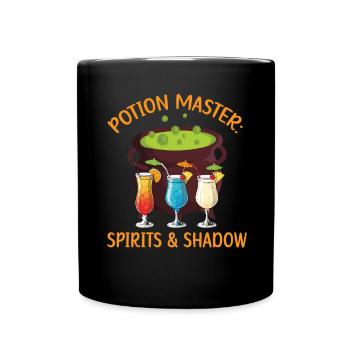 Master of Potion: Ghosts & Shadows Hello - Full Colour Mug - black - Front