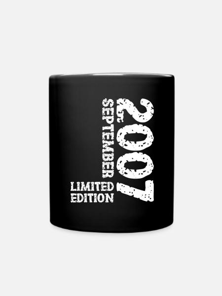 2007 Septembre Edition Limitée 16ème Anniversaire Décoration - Mug uni - noir