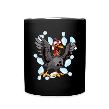 Thanksgiving Bowl Bowler Strike Pin Sport Turquie - Mug uni - noir - Devant