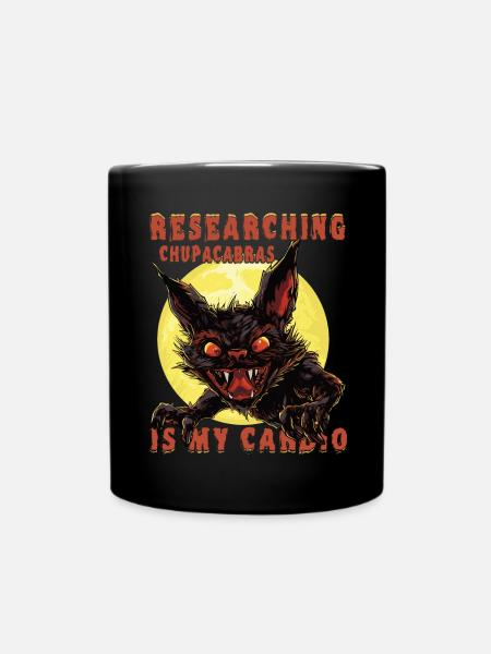 « L’étude des Chupacabras est mon cœur » - Mug uni - noir