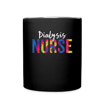 Dialysekrankenschwester Wertschätzung Krawatte Lustig Lustig - Tasse einfarbig - Schwarz - Vorne