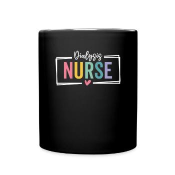 Appréciation du travailleur en dialyse - Mug uni - noir - Devant