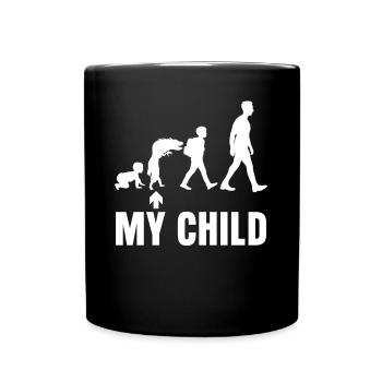 Trotzphase Kindererziehung Erziehung - Tasse einfarbig - Schwarz - Vorne