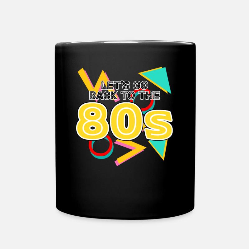 1980 Disco Party 80er 80s - Tasse einfarbig - Schwarz